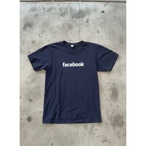 Vintage Facebook Employee Tee (Size S, American Apparel Blank, Early 2000s)